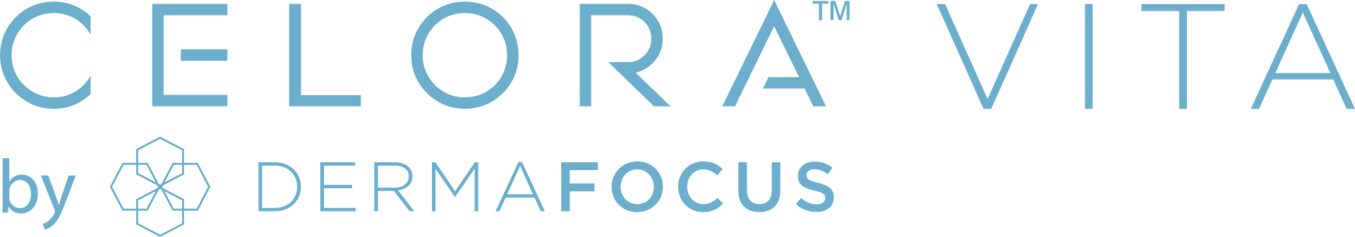Blue Logo: Celora™ Vita by DermaFocus