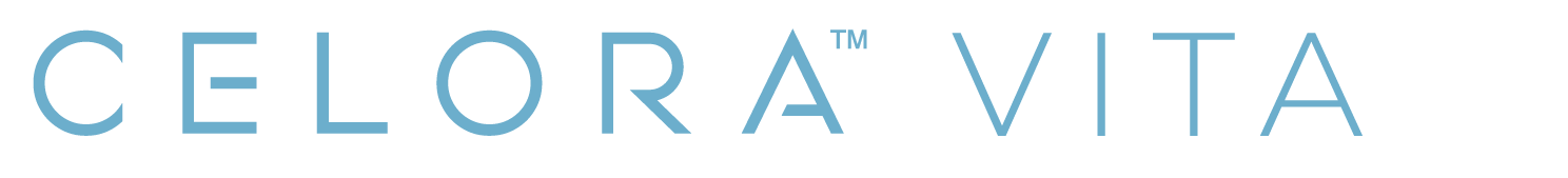 Blue Logo: Celora™ Vita